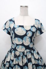 画像3: Jane Marple / フェアリーテイルカメオワンピース M ネイビー S-26-05-02-034-JM-OP-TE-ZS (3)