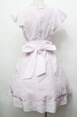 画像2: LODISPOTTO / シフォンフリルワンピース  ピンク S-26-05-02-035-LO-OP-AS-ZS (2)