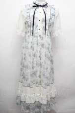 画像1: axes femme / フラワープリントレーシーワンピース  アイボリー S-26-05-02-046-AX-OP-HR-ZS (1)
