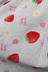 画像3: Nile Perch / いちごギンガムスカート  サックス S-26-05-02-052-LO-SK-AS-ZS (3)