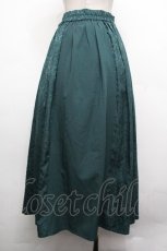 画像2: axes femme / ジャカード切替スカート F グリーン S-26-05-02-054-AX-SK-TE-ZS (2)