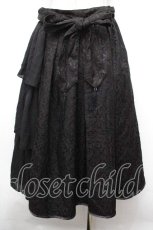 画像2: axes femme kawaii / チャイナアシメスカート  黒 S-26-05-02-058-AX-SK-AS-ZS (2)
