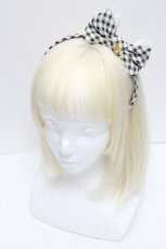 画像1: Angelic Pretty / ホイップカチューシャ  黒 S-26-05-02-009-AP-AC-HR-ZS (1)