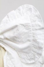 画像3: Angelic Pretty / ロゴ刺繍フリルリボンカチューシャ  白 S-26-05-02-010-AP-AC-HR-ZS (3)