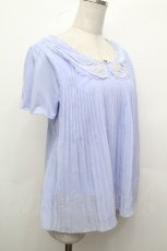 画像3: axes femme / 襟付きプリーツAラインプルオーバー  ラベンダー S-26-05-03-037-AX-TO-HR-ZS (3)