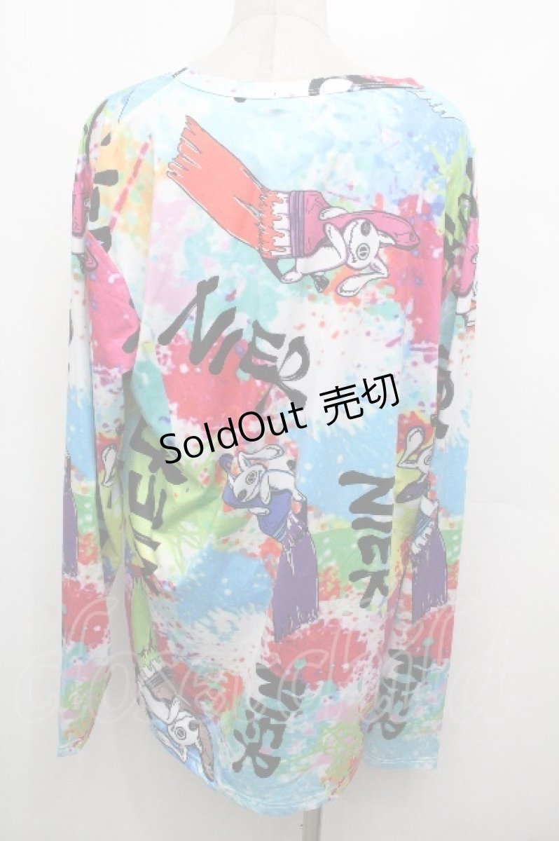 画像2: NieR Clothing / 転写プルオーバー   S-26-05-03-039-PU-TO-HR-ZS (2)