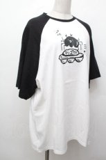 画像3: FLC / TT＊NUTラグランT  黒ｘ白 S-26-05-03-048-LO-BL-HR-ZS (3)
