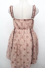 画像2: axes femme / 花柄バルーンキャミチュニ M ピンクベージュ S-26-05-03-059-AX-TO-HR-ZS (2)
