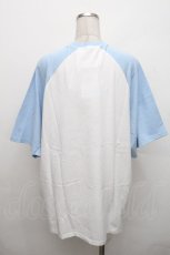 画像2: FLC / TT＊NUTラグランT  サックスｘ白 S-26-05-03-032-LO-BL-HR-ZS (2)