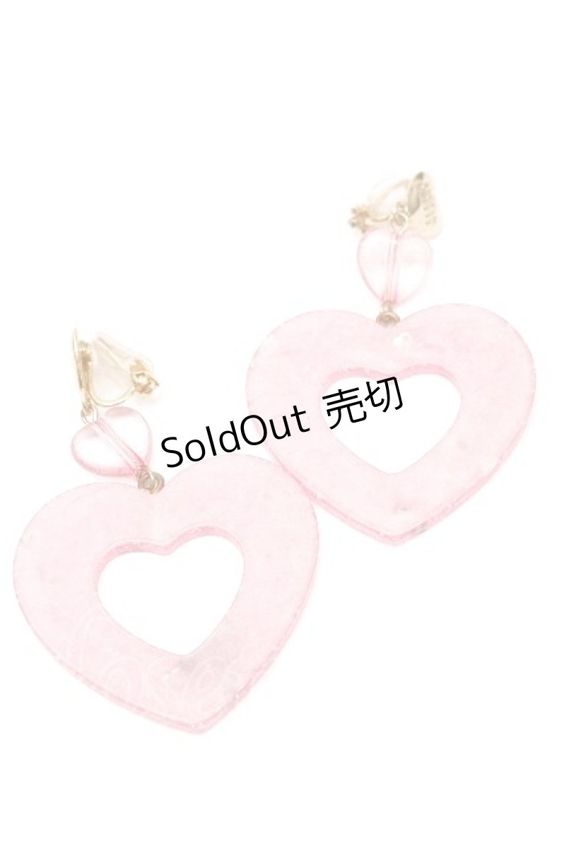画像2: Angelic Pretty / Decoration Heartイヤリング  ピンク S-26-05-04-005-AP-AC-AS-ZS (2)