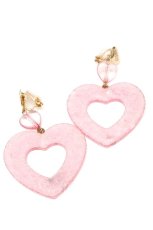 画像2: Angelic Pretty / Decoration Heartイヤリング  ピンク S-26-05-04-005-AP-AC-AS-ZS (2)