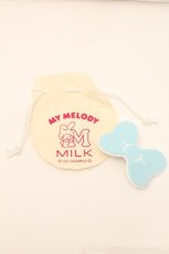 画像3: MILK / マイメロディリボンバレッタ  サックス S-26-05-04-012-ML-AC-AS-ZS (3)