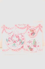 画像1: Angelic Pretty / Ohanami Bunny缶バッジ  ピンク S-26-05-04-013-AP-ZA-AS-ZS (1)