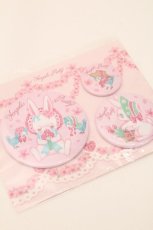 画像3: Angelic Pretty / Ohanami Bunny缶バッジ  ピンク S-26-05-04-013-AP-ZA-AS-ZS (3)