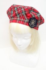 画像1: Angelic Pretty / Bunny Collegeベレー  赤 S-26-05-04-025-AP-AC-AS-ZS (1)