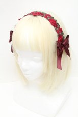画像1: LOLITA / ヘッドドレス  赤 S-26-05-04-026-LO-ZA-AS-ZS (1)