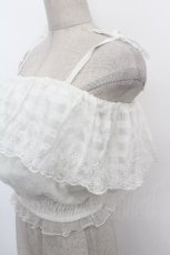 画像3: LIZ LISA / さくらんぼ刺繍オフショルトップス  白 S-26-05-05-032-LO-TO-HR-ZS (3)