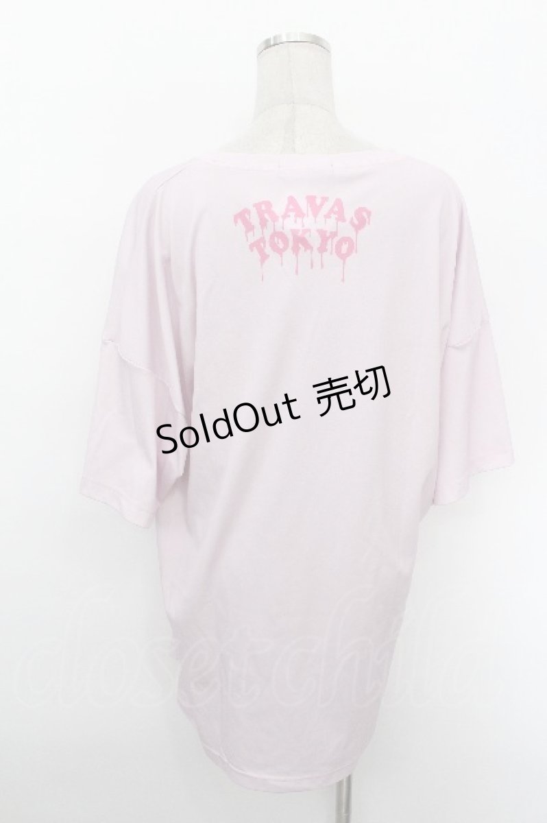 画像2: TRAVAS TOKYO / さくらんぼくまプリントTEE  ピンク S-26-05-05-035-PU-TS-HR-ZI (2)