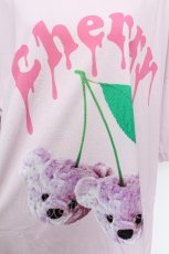 画像3: TRAVAS TOKYO / さくらんぼくまプリントTEE  ピンク S-26-05-05-035-PU-TS-HR-ZS (3)