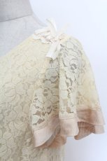 画像3: axes femme / レース半袖カットソー  キナリ S-26-05-05-037-AX-TO-HR-ZS (3)