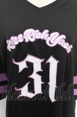 画像3: KRY CLOTHING / 「ICE」 オーバーサイズトップス  黒ｘ紫 S-26-05-05-043-PU-TO-HR-ZS (3)