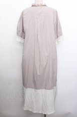画像2: axes femme / バックレースノースリワンピース  黒ｘカーキ S-26-05-05-048-AX-OP-HR-ZS (2)