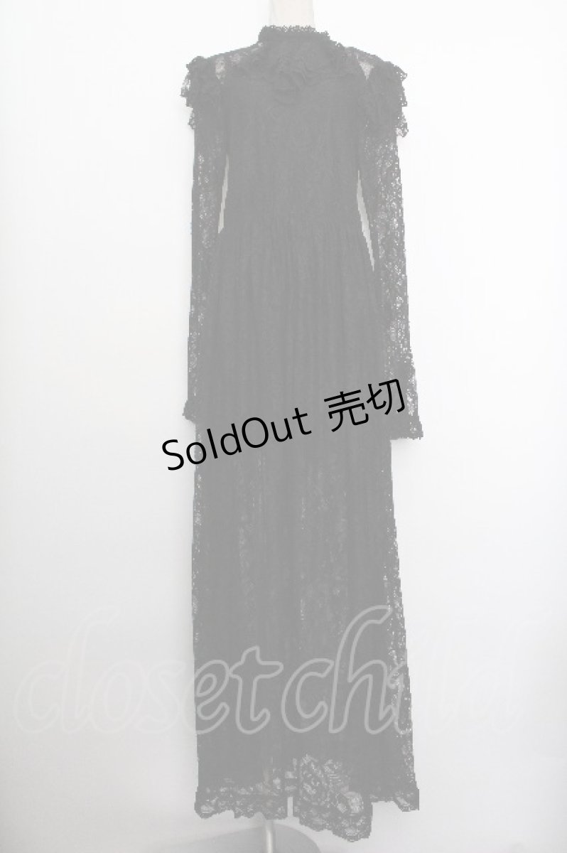 画像1: KILL STAR / ENMITY MAXI DRESS M 黒 S-26-05-05-052-PU-OP-HR-ZS (1)