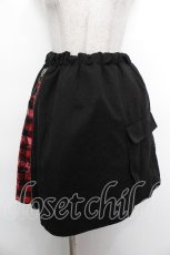 画像1: NieR Clothing / サイドZIPスカート  黒 S-26-05-05-053-PU-SK-HR-ZS (1)