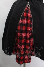 画像4: NieR Clothing / サイドZIPスカート  黒 S-26-05-05-053-PU-SK-HR-ZS (4)