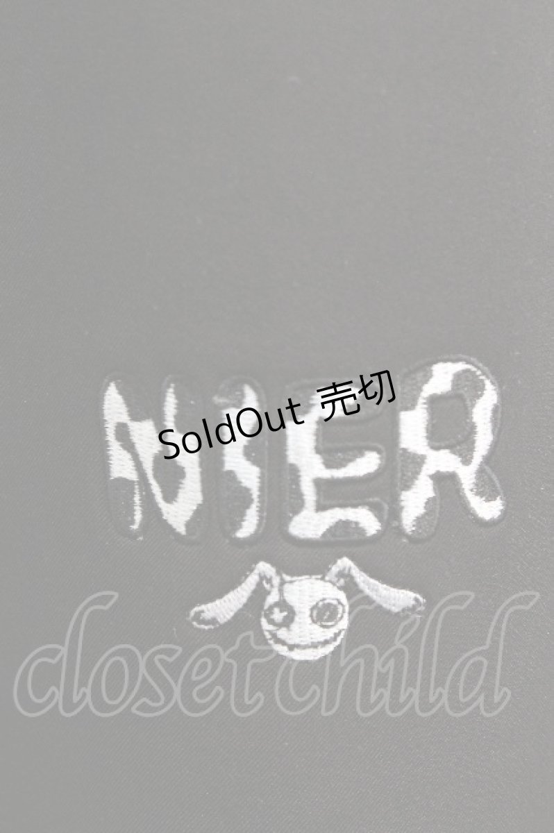 画像5: NieR Clothing / サイドZIPワイドパンツ  黒ｘ白 S-26-05-05-058-PU-PA-HR-ZS (5)