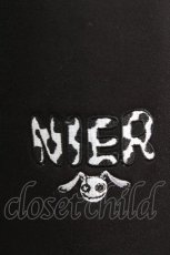 画像5: NieR Clothing / サイドZIPワイドパンツ  黒ｘ白 S-26-05-05-058-PU-PA-HR-ZS (5)