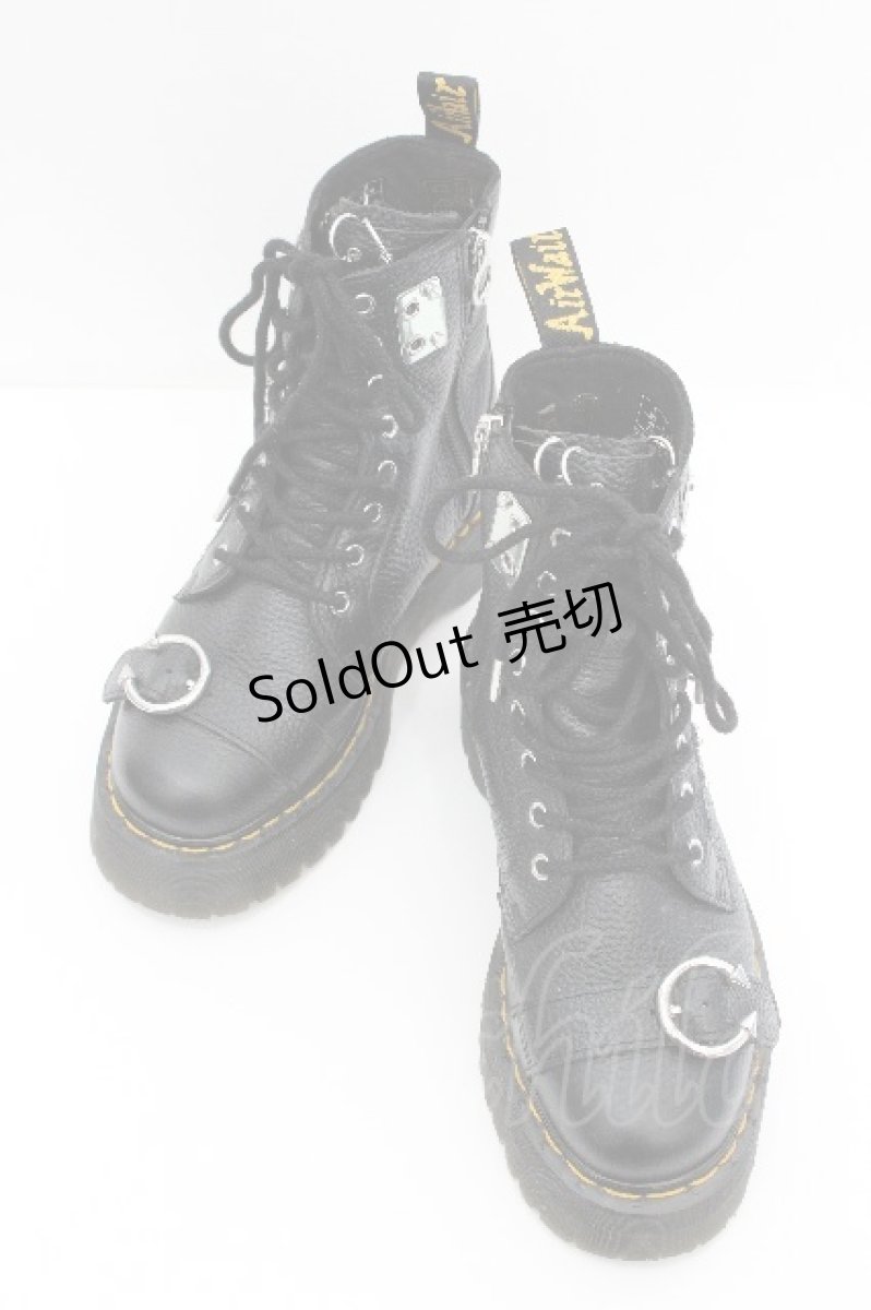 画像1: Dr.Martens （Getta Grip） / Jadonハードウェア8ホールブーツ UK7 黒 S-26-05-05-1015-PU-SH-AS-ZS (1)