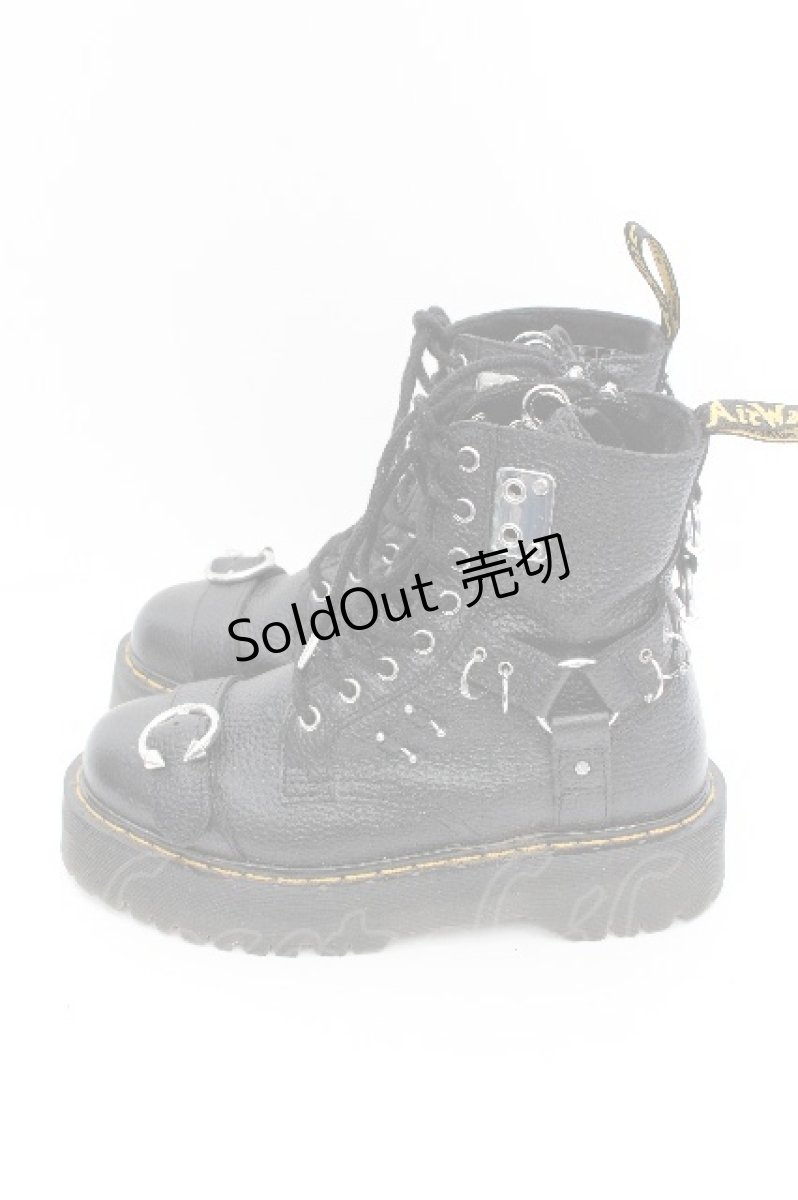 画像2: Dr.Martens （Getta Grip） / Jadonハードウェア8ホールブーツ UK7 黒 S-26-05-05-1015-PU-SH-AS-ZS (2)