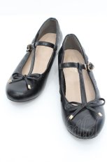 画像1: m petit by misako / AMTストラップレインパンプス L 黒 S-26-05-05-1017-LO-SH-AS-ZS (1)