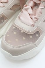 画像4: m petit by misako / AMハートガラチュールスニーカー LL ベージュ S-26-05-05-1024-LO-SH-HR-ZS (4)