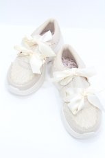 画像1: m petit by misako / NINA’Sコラボシューズ LL ベージュ S-26-05-05-1028-LO-SH-HR-ZS (1)