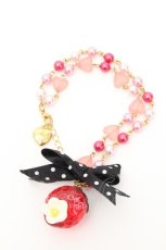画像1: Angelic Pretty / Milky Berryブレスレット  赤 S-26-05-05-013-AP-AC-HR-ZS (1)