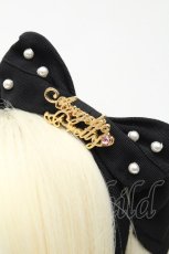 画像4: Angelic Pretty / Angelicプレートグログランリボンカチューシャ  黒 S-26-05-05-016-AP-AC-HR-ZS (4)