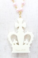 画像4: Angelic Pretty / Sweet Crownネックレス  オフ S-26-05-05-018-AP-AC-HR-ZS (4)
