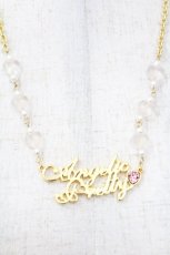 画像2: Angelic Pretty / Angelicプレートネックレス  ゴールド S-26-05-05-022-AP-AC-HR-ZS (2)