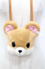画像2: Angelic Pretty / はにかみベアーフェイスポーチ  ブラウン S-26-05-05-027-AP-ZA-HR-ZS (2)