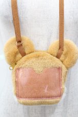 画像3: Angelic Pretty / はにかみベアーフェイスポーチ  ブラウン S-26-05-05-027-AP-ZA-HR-ZS (3)