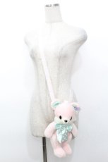 画像1: Angelic Pretty / はにかみベアーぬいぐるみポーチ  ピンク S-26-05-05-028-AP-AC-HR-ZS (1)