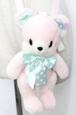 画像2: Angelic Pretty / はにかみベアーぬいぐるみポーチ  ピンク S-26-05-05-028-AP-AC-HR-ZS (2)