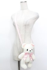 画像1: Angelic Pretty / はにかみベアーぬいぐるみポーチ  白 S-26-05-05-029-AP-AC-HR-ZS (1)