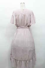 画像2: axes femme / フィッシュテール半袖ワンピース  ピンク S-26-05-06-038-AX-OP-HR-ZS (2)