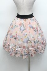 画像2: axes femme / 花柄プリーツスカート  ピンク S-26-05-06-050-AX-SK-HR-ZS (2)