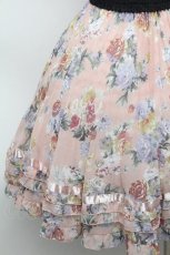 画像3: axes femme / 花柄プリーツスカート  ピンク S-26-05-06-050-AX-SK-HR-ZS (3)