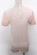 画像2: axes femme / レースデザイントップス  ピンク S-26-05-06-006-AX-TO-AS-ZS (2)