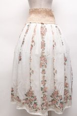 画像4: axes femme / 花柄2wayロングスカート  オフ S-26-05-06-052-AX-SK-HR-ZS (4)